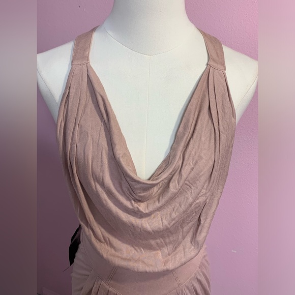 VTG bebe Blush Draped Mini Dress - Picture 2 of 14